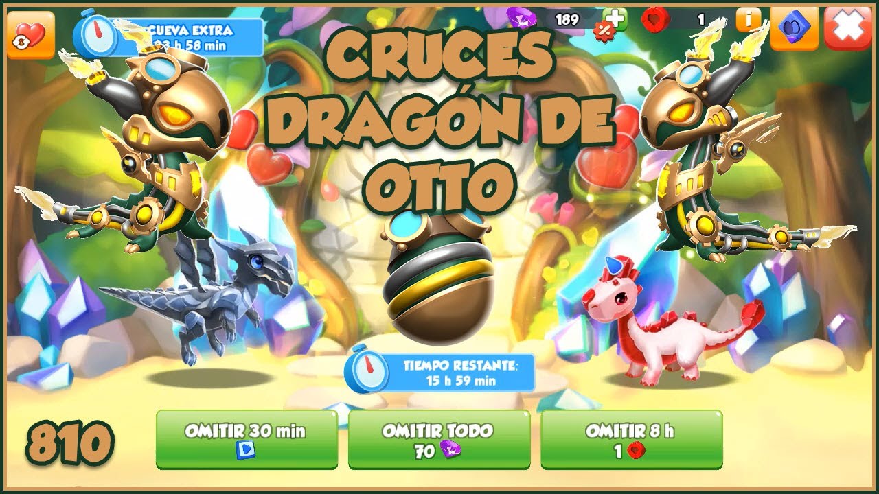 Cruces Dragón de Otto, Como Conseguirlo ⭐Dragon Mania Legends 810