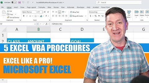 5 Excel VBA Procedures to Save You Time Like a Pro