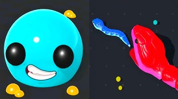 Snake Clash vs Clash Of Slimes - All Levels Gameplay (Android,iOS) Part 3