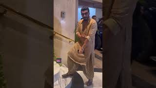 Stylish Arjun Kapoor Was Arriving At Manish Malhotras Residence.