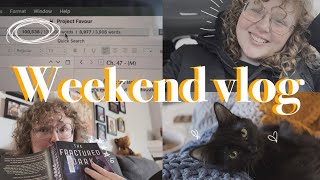 HITTING 100K IN MY WIP & FINISHING A GREAT SCIFI SEQUEL || a weekend vlog