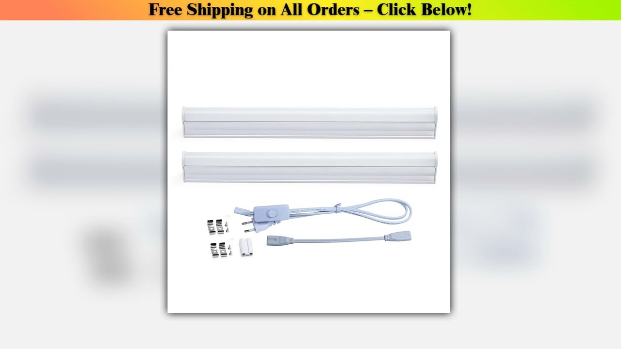 T5 Led Tube Light 220V Bar Lights 6W 29Cm Fluorescent Led for Kitchen Under Cabinet Wall Lamps