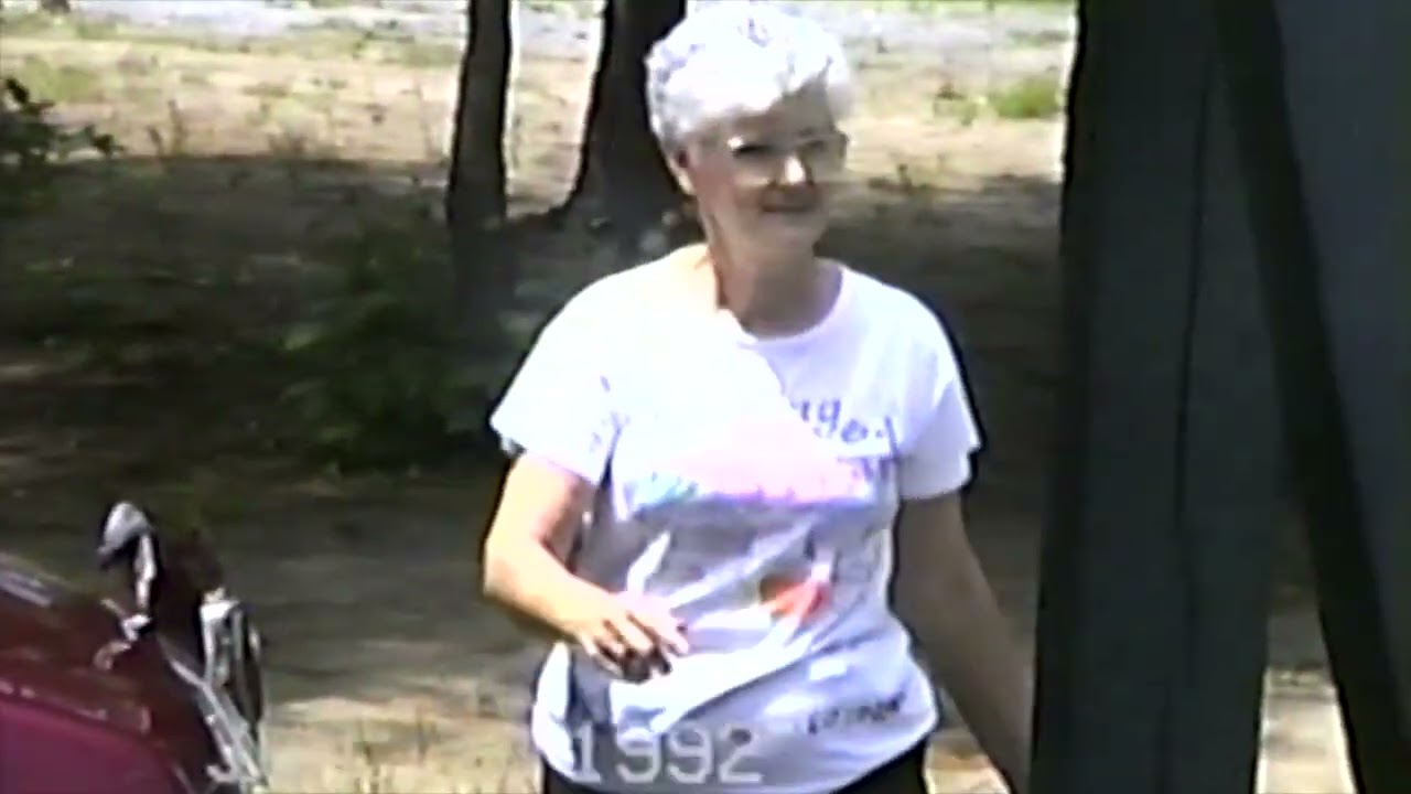 La famille au camps.