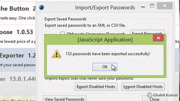 Import or Export Saved Passwords in Mozilla Firefox from / to Excel, CSV