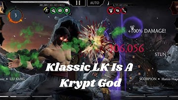 Klassic Lui Kang Is a Krypt Speedrun God!! | MK Mobile