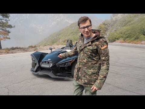 Что это?! Трехколесный (!) Polaris Slingshot! Тест-драйв и обзор