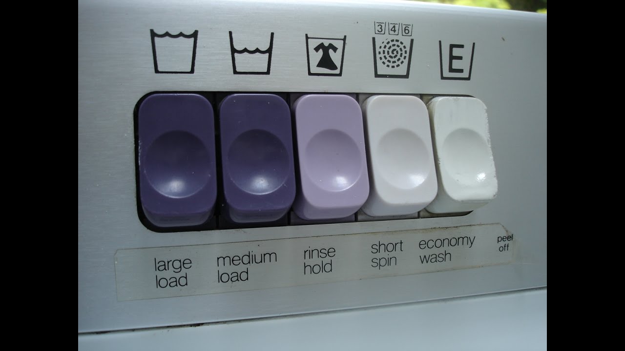 Hotpoint 1509 Liberator Washing Machine Spin, Brake & Flyback YouTube