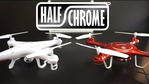 Half Chrome Drones: Syma X5UW Vs Syma X5C Flight Tests