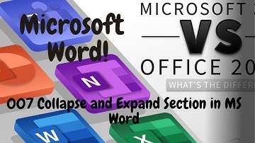 007 Collapse and Expand Section in MS Word