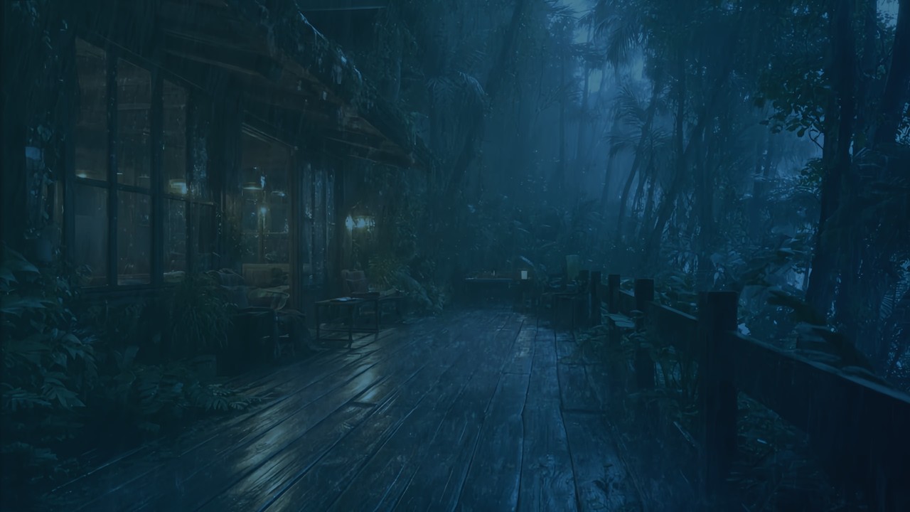 Лучший звук дождя для сна | Дождь в теплой хижине в глубине леса