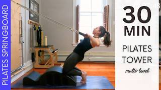 FULL PILATES SPRINGBOARD WORKOUT | 30 Min | Intermediate-Level | Prop:  Pilates Arc