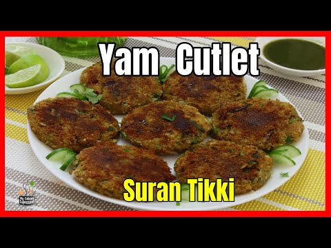 Suran Tikki recipe | Exotic Yam Cutlet | How to make Jimikand Kebab at Home