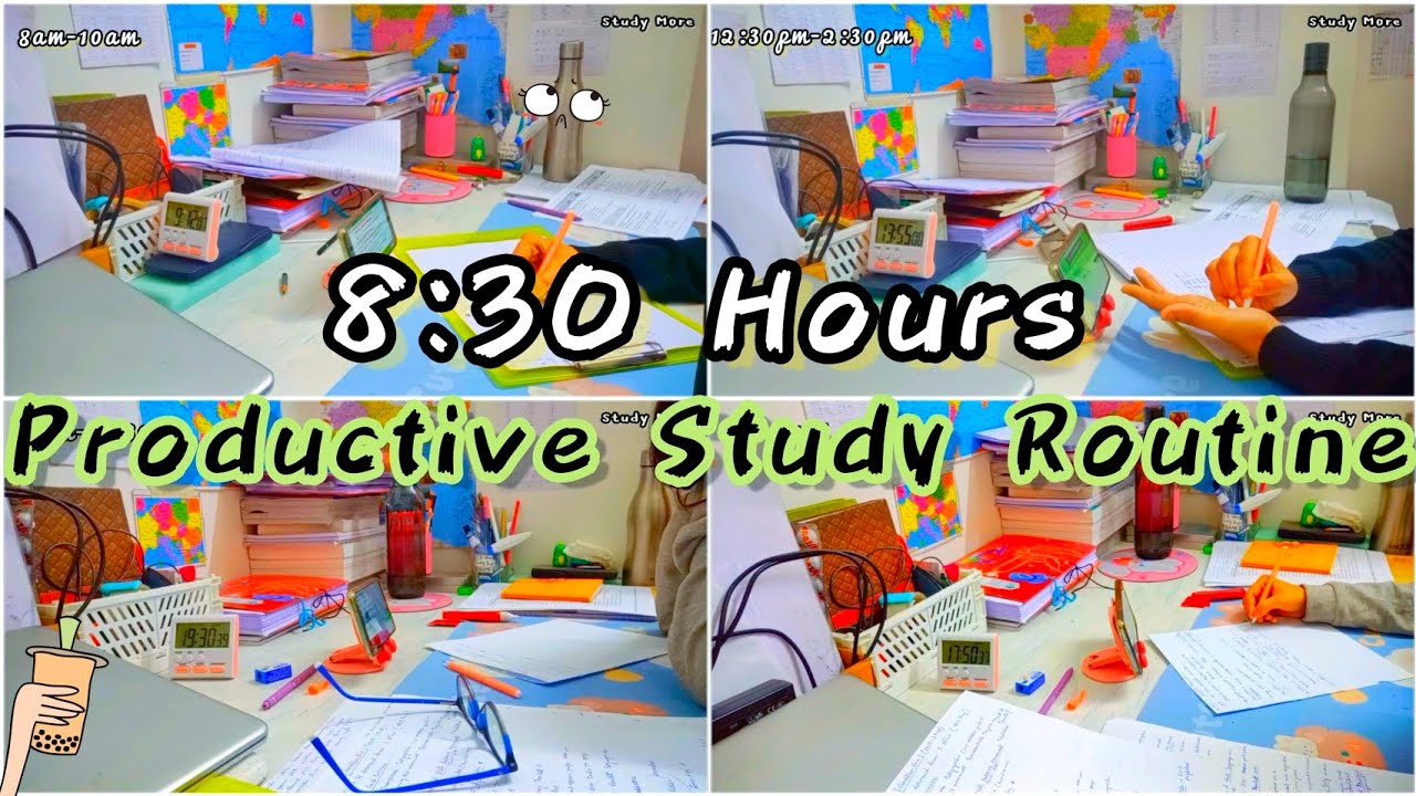 Productive Study Vlog 💻 A Day In My Life 📚| Study More Vlog - YouTube