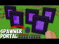 This is CURSED SPAWNER can SPAWN 1000000 PORTAL in Minecraft ! ENDLESS TELEPORT !