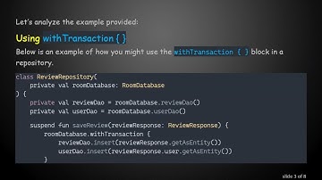 Managing Room Transactions in Kotlin: withTransaction or @ Transaction?