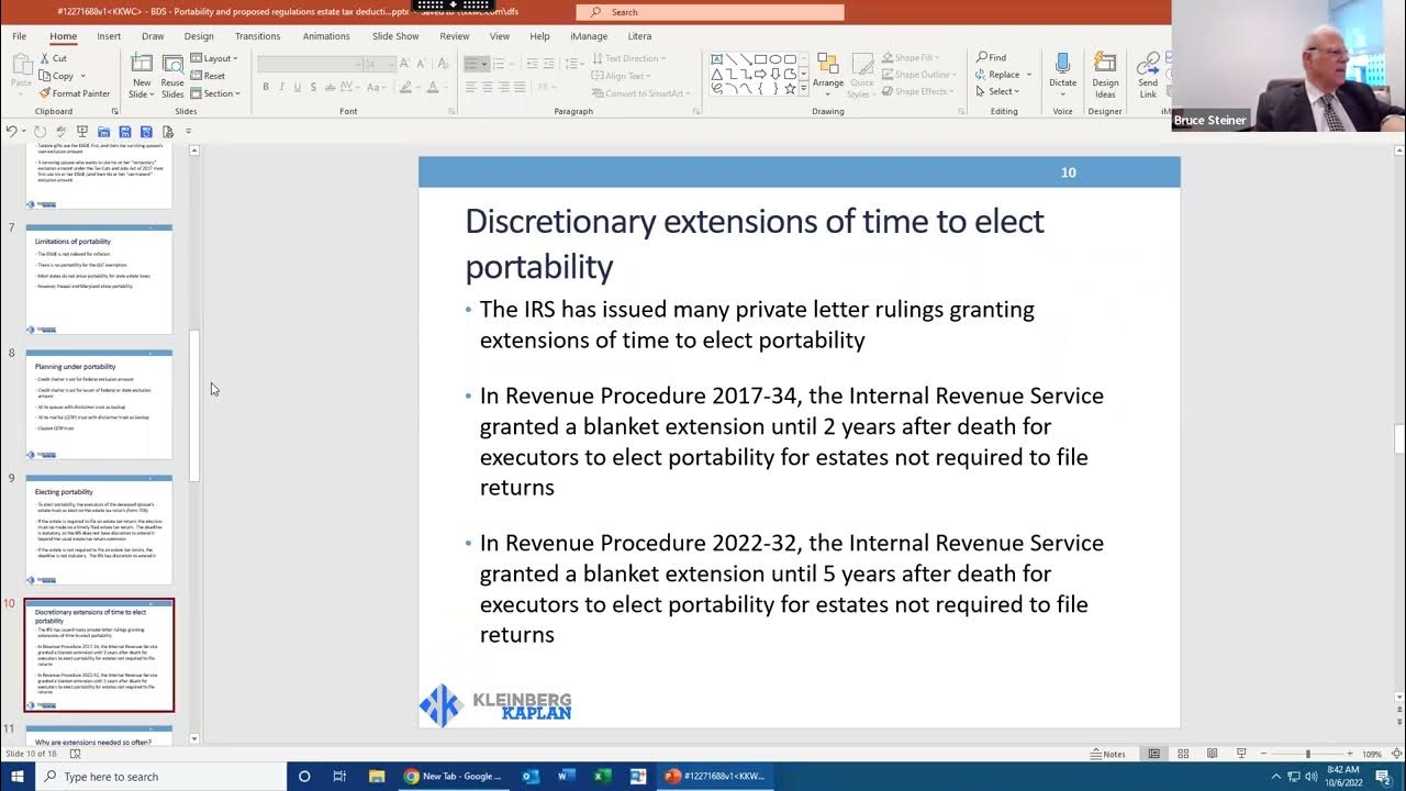 Portability and the Proposed Regulations on Estate Tax Deductions YouTube