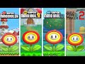 Fire Flowers in some 2D Mario Games