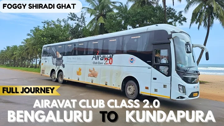 BENGALURU TO KUNDAPURA | KSRTC AIRAVAT CLUB CLASS 2.0 | TRAFFIC ON GHAT | AWESOME DRIVING |