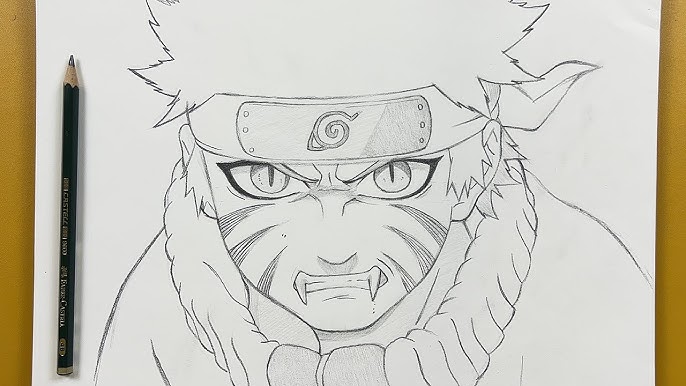 HOW TO DRAW NARUTO UZUMAKI - Step by step Tutorial 