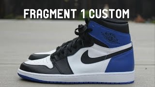 jordan 1 fragment custom