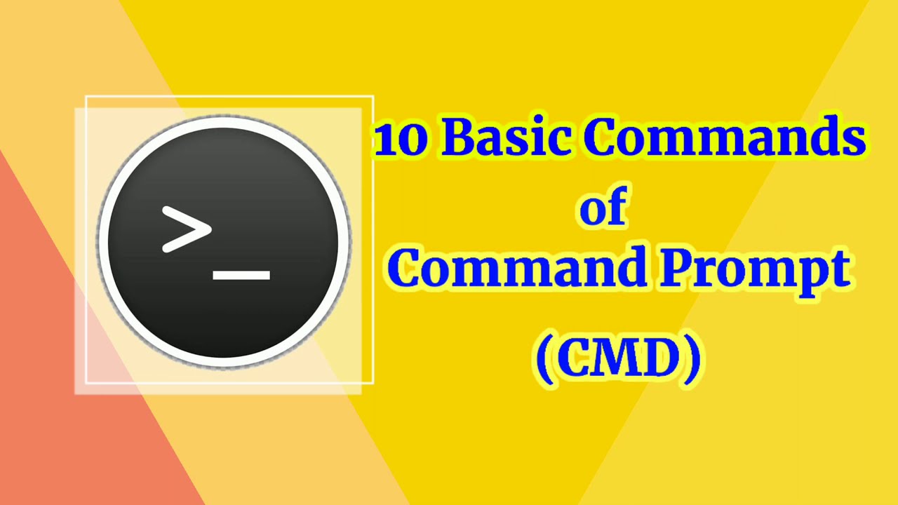 10 basic commands of Command Prompt - YouTube