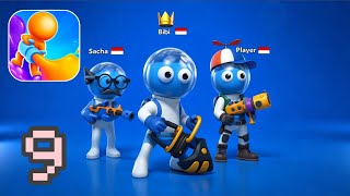 Dye Hard - Color War - Gameplay Walkthrough Part 9 - Dominate the Paint Arena! (iOS, Android) screenshot 4