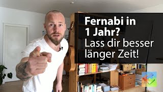 Fernabitur in einem Jahr? Nicht zu schaffen ☝‍️