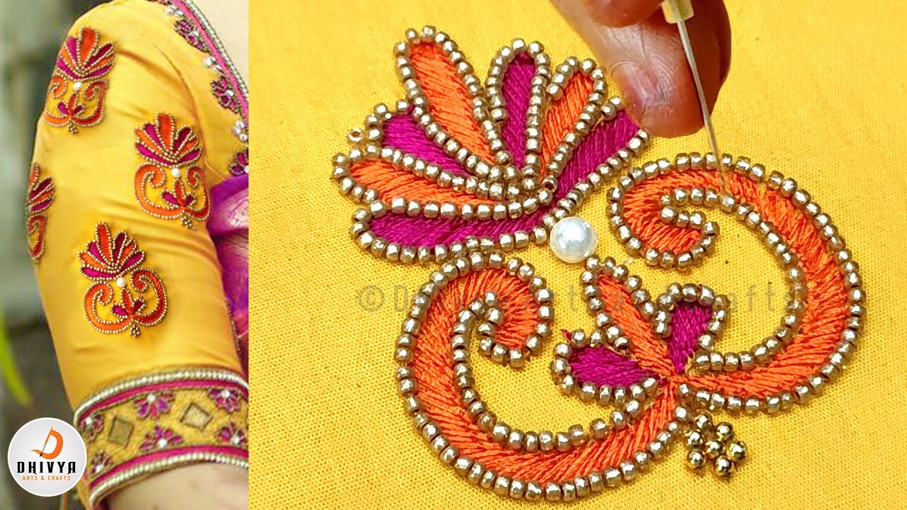 aari work blouse designs | aari work for beginners | blouse sleeve ...