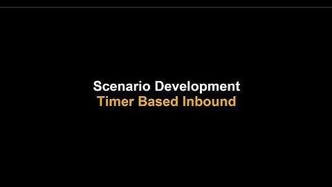 Timer Based Inbound (Synch Currency) – Scenario Package B1if Version 2.0