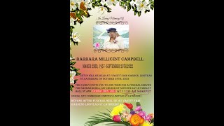 Barbara Millicent Campbell Thanksgiving Service