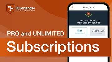 2: iOverlander 2 - Free vs Pro vs Unlimited Subscriptions