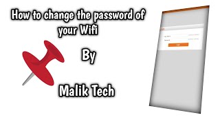 How to change the password ? of your Wifi Easily || Tenda DSL ROUTER || By Malik Tech