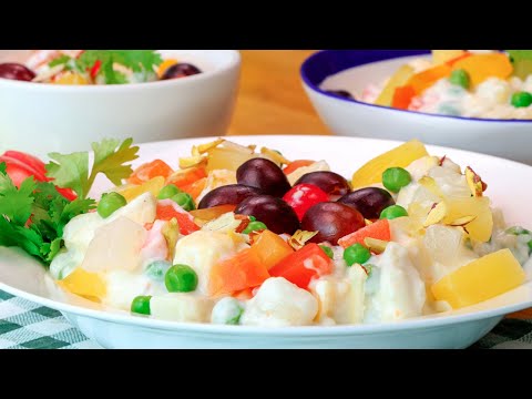 Russian Salad Recipe - How to make Russian Salad | Sooperchef