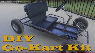 How to build the go-kart frame kit from gopowersports.com that can be
ordered online at
http://www.gopowersports.com/diy-go-kart-frame-kit/?utm_source=youtub...