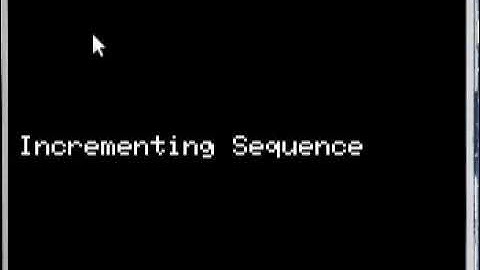 Video Demonstration of Flash Sequence State Machine for BYU Provo ECEn 330.