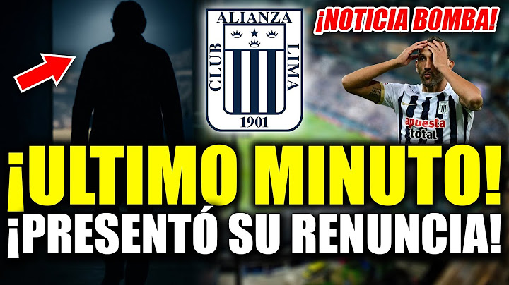 🚨 ¡LO ULTIMO! TREMENDO B0MBAZO! PRESENTO su RENUNCIA de ALIANZA LIMA! NO VA MAS! SE QUIERE IR!