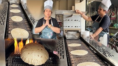 Automatic Roti Maker Machine In Kolkata । Amazing Roti Making Process