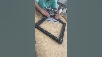 How picture frames are joined together! Custom framing made easy www.ModernMemoryDesign.com #art