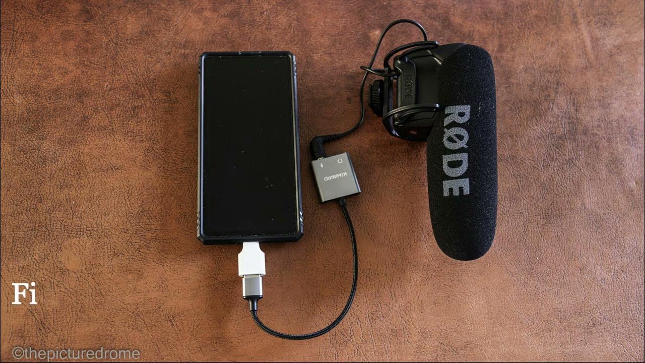 How to use an external microphone with a Google Pixel 6 phone. YouTube