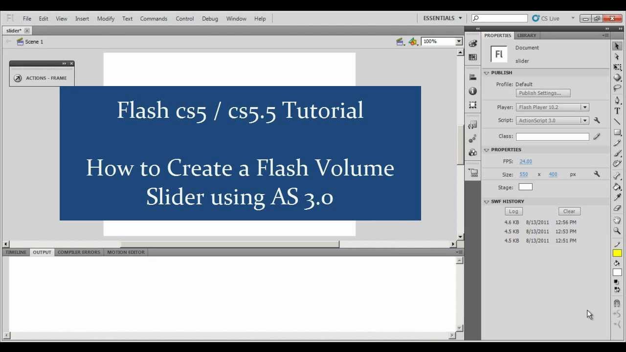 adobe flash cs5 tutorials pdf free download