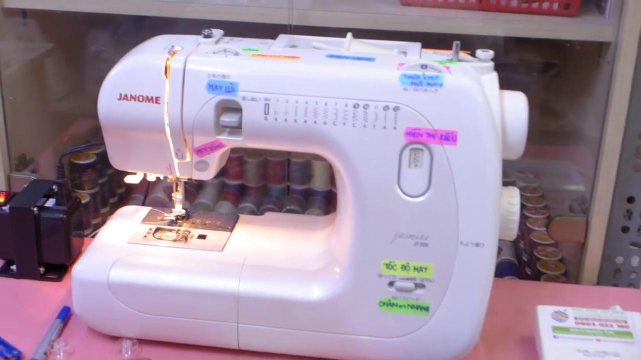 HƯỚNG DẪN máy may JANOME Jasmine JP300/7200DX/ Marietta 7070/ Y101DX