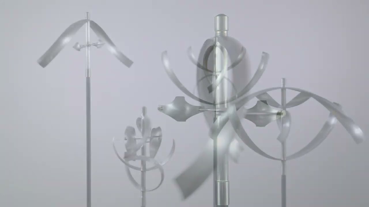 Whitaker Wind Sculpture Element Air in Stainless Steel HiRes