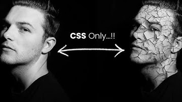 How to Make Realistic Cracked Skin Portrait in Html & CSS | CSS Tutorial