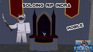 Killing Rip Indra In BloxFruits UPD15 (SkyCastleMaze) (GoldChalice