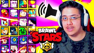 BÜTÜN KARAKTERLERİ SESLENDİRDİM! - Brawl Stars