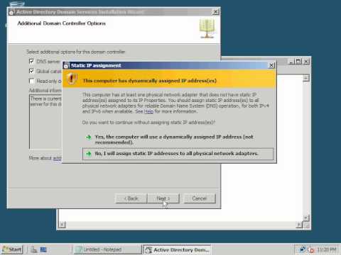 MCITP tutorial 3- Aditional DC.avi