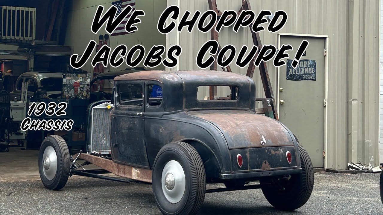 Chopping Jacobs 1930 Ford Model A Coupe and Dropping it on a 1932 Frame
