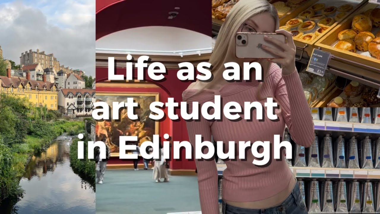 3 days in my life as an art student during the Edinburgh Festival | chill vlog