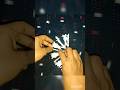 amuzing snowflake cutting #youtubeshorts #art #homemadepapercraft #paperart #diy #papercra #papercra