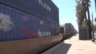 UP 8530 leads intermodal with ex CNW 6710 dpu